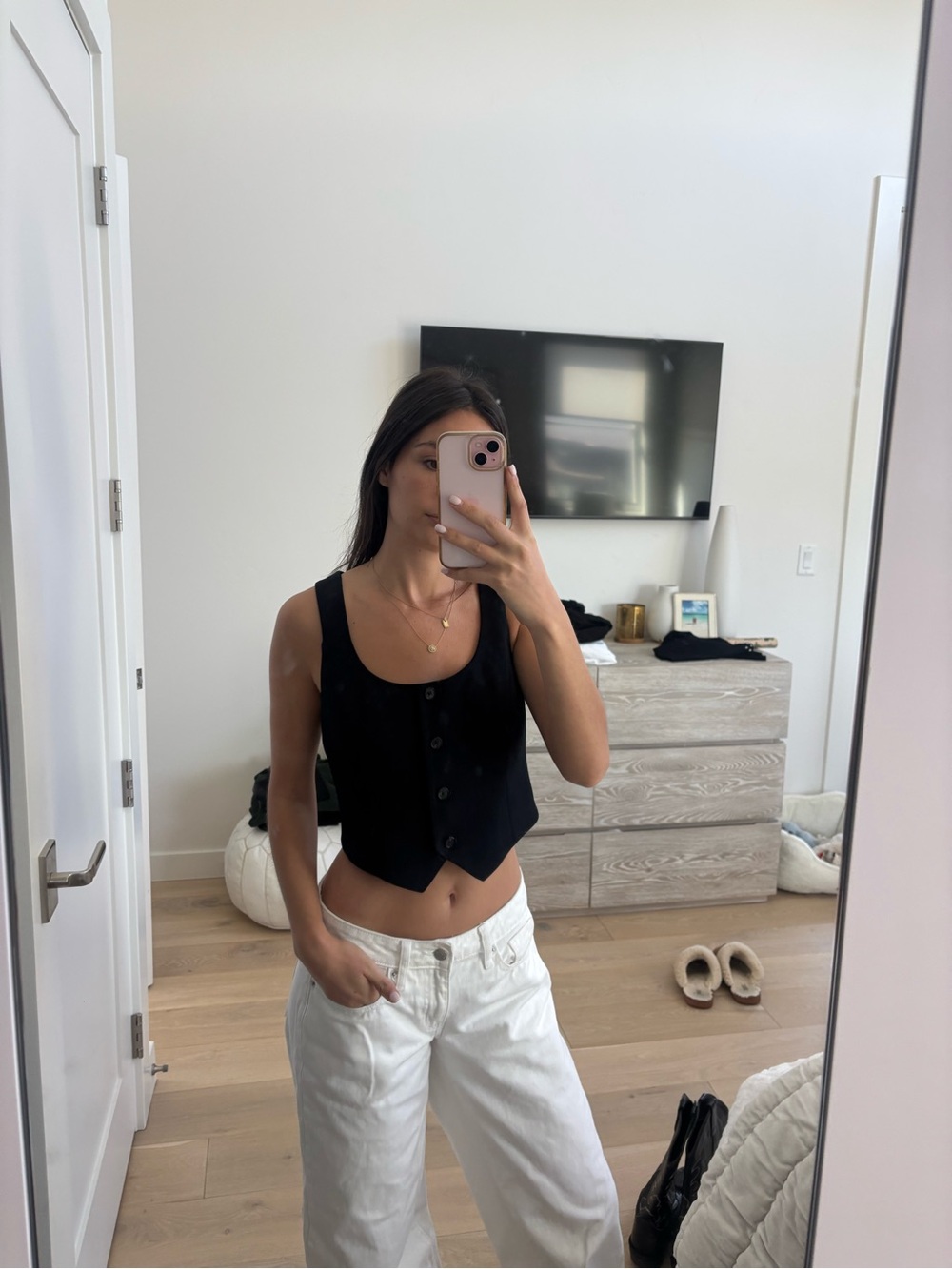 NWT Aritzia Black Rocco Vest